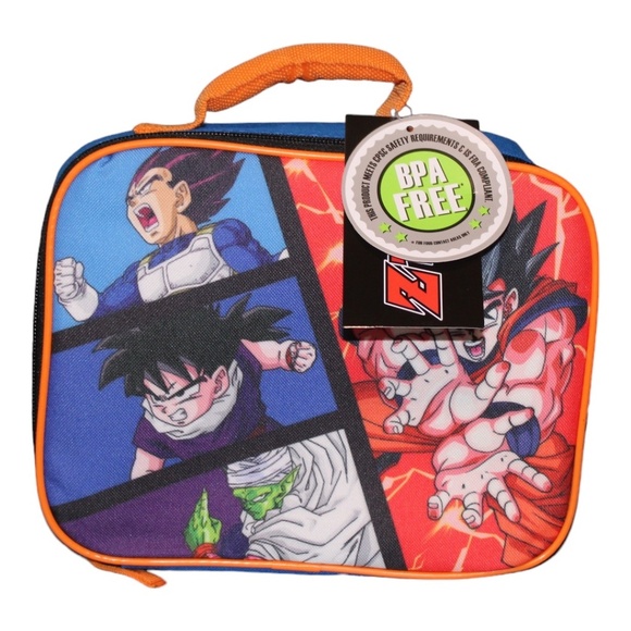 Dragon Ball Z Blue‎ Orange Lunch Bag - Picture 4 of 4